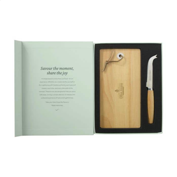 Wooosh Kaasplankset | FSC® Beukenhout | Met kaasmes