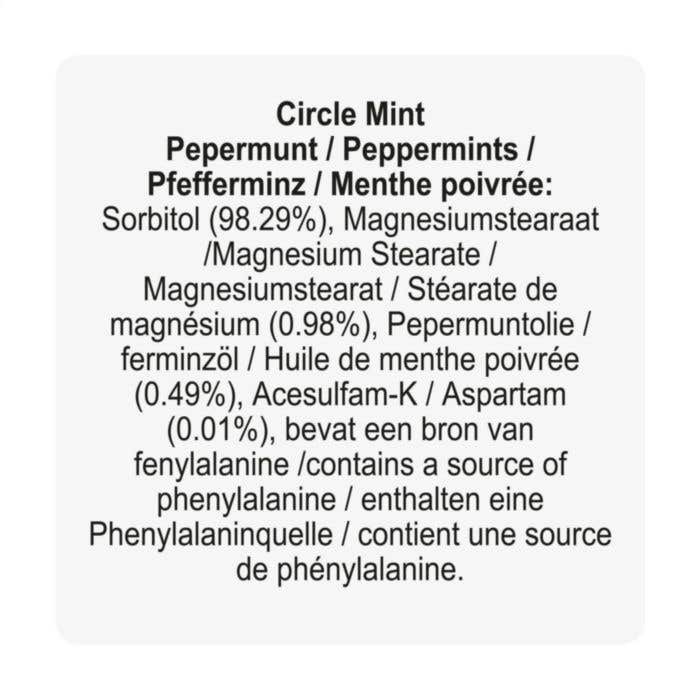 Pepermuntdispenser | Suikervrij | Circa 55 pepermuntjes