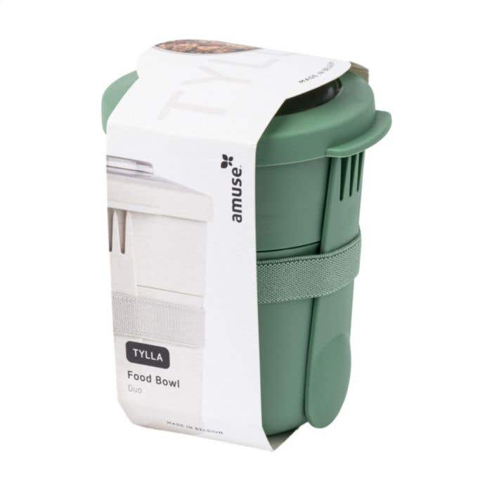 Amuse foodjar Tylla | 2 compartimenten | 600 ml | Vork-lepel combi