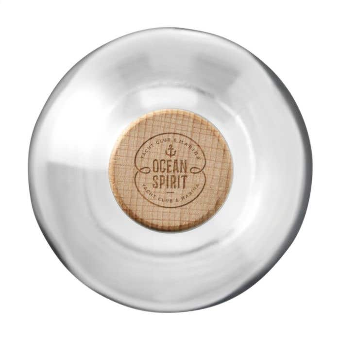 Drinkfles Helsinki | Glas | 700 ml | Houten dop