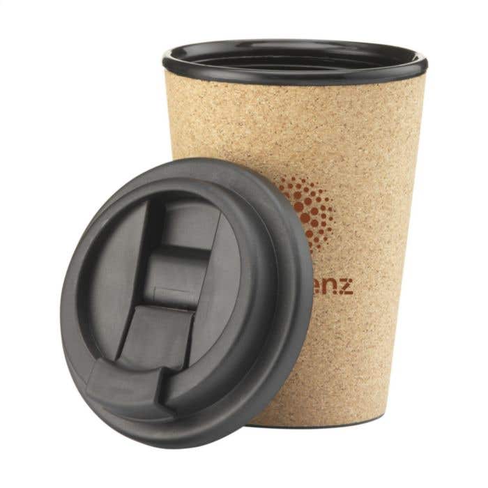 Koffiebeker | Kurk | 350 ml | Dubbelwandig