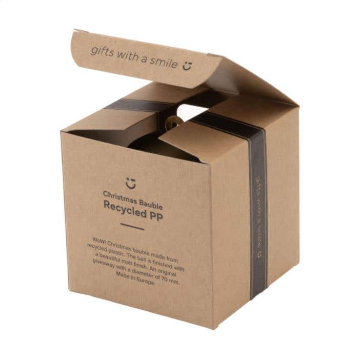 Kerstbal | Gerecycled | 7 cm | Matte afwerking