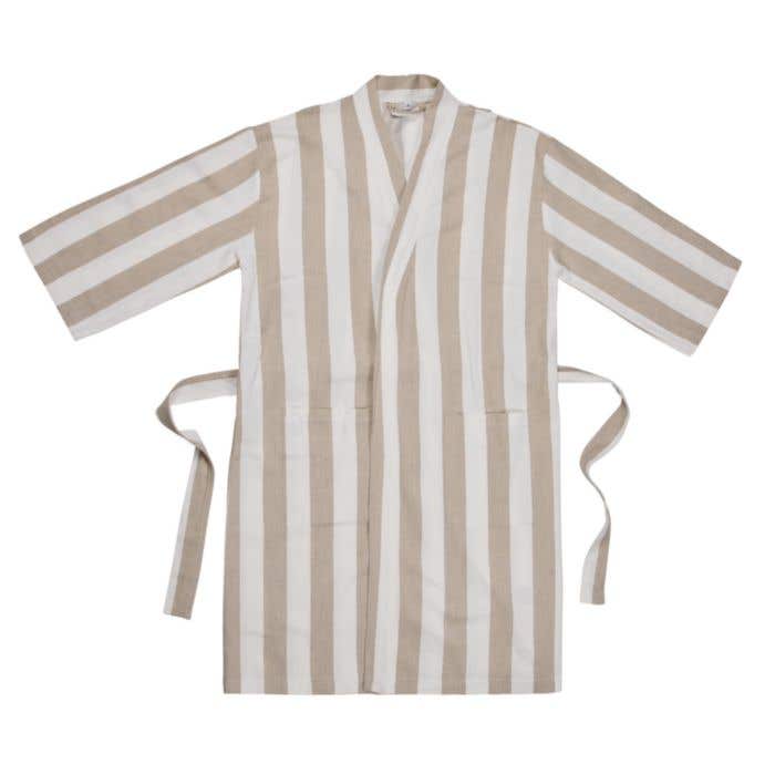 VINGA Gerecyclede Unisex Badjas Ornos [L/XL}