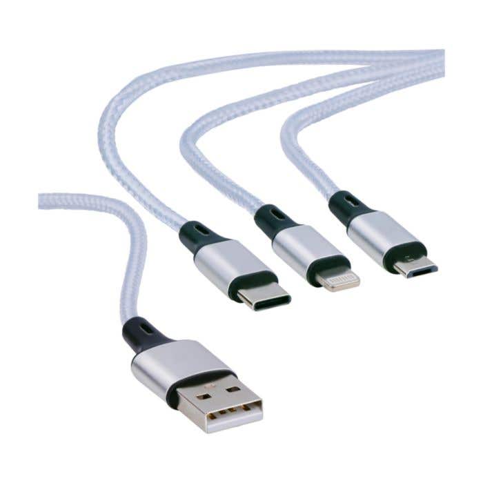 Grundig Oplaadset | 3-in-1 kabel | Autolader en adapter