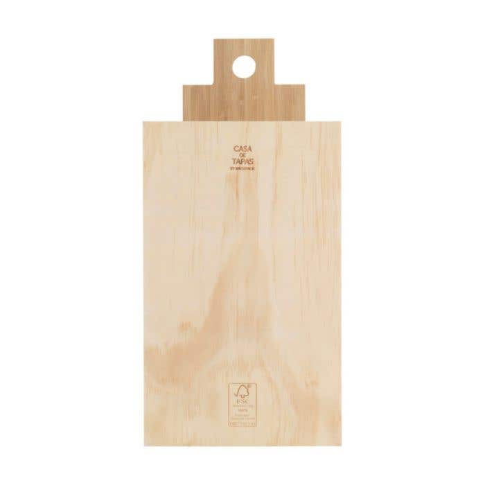 Wijnkist Casa de Tapas Large | FSC® hout | Met bamboe tapasbord