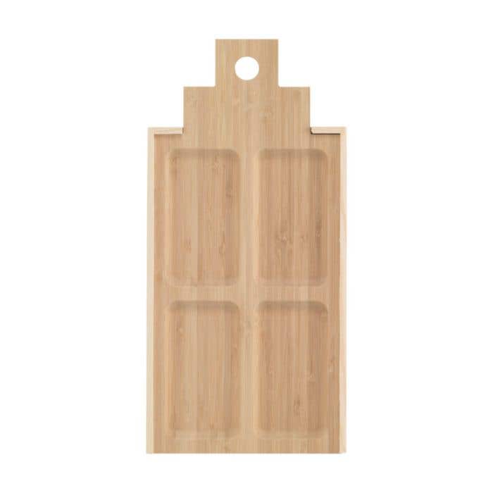 Wijnkist Casa de Tapas Large | FSC® hout | Met bamboe tapasbord