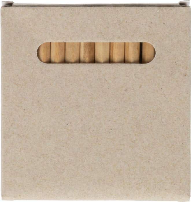 Naturel houten kleurpotloden [12 kleuren] | FSC® hout