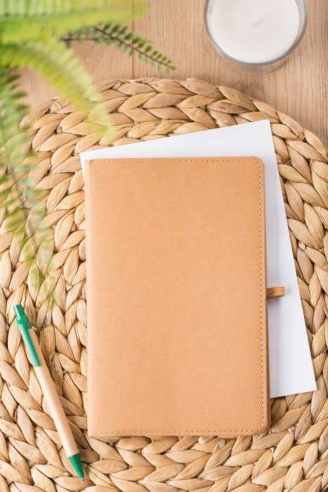 Notitieboek gewassen kraftpapier Johanna | FSC® papier