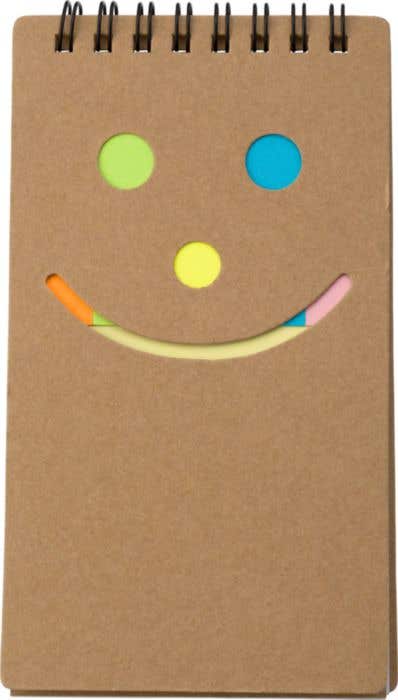 Notitie/memoboekje Smile | FSC® papier