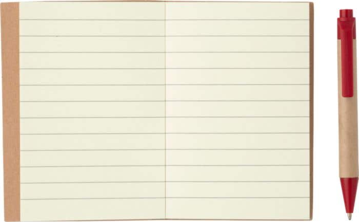 Notitieboekje Eco met balpen | FSC® papier