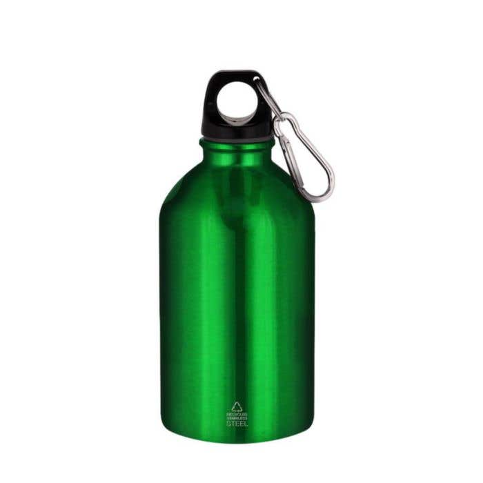 Drinkfles Beyls | Gerecycled RVS | Karabijnhaak