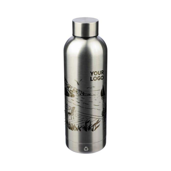 Drinkfles Isaiah | 500 ml | Gerecycled RVS | Dubbelwandig