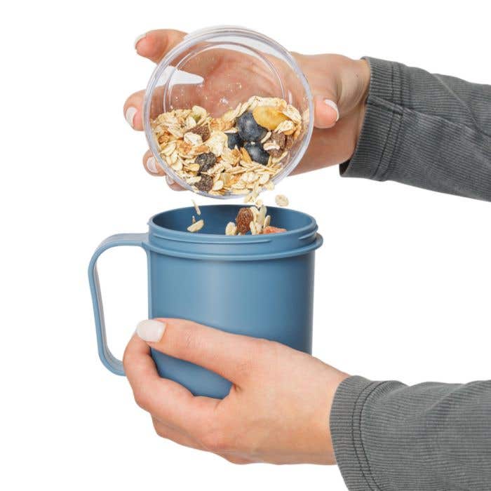 Lunchpot Nivo | 450 ml + 160 ml | 2 vakken | Handvat