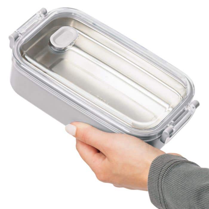Lunchbox Alven | 750 ml | RVS | Transparante deksel