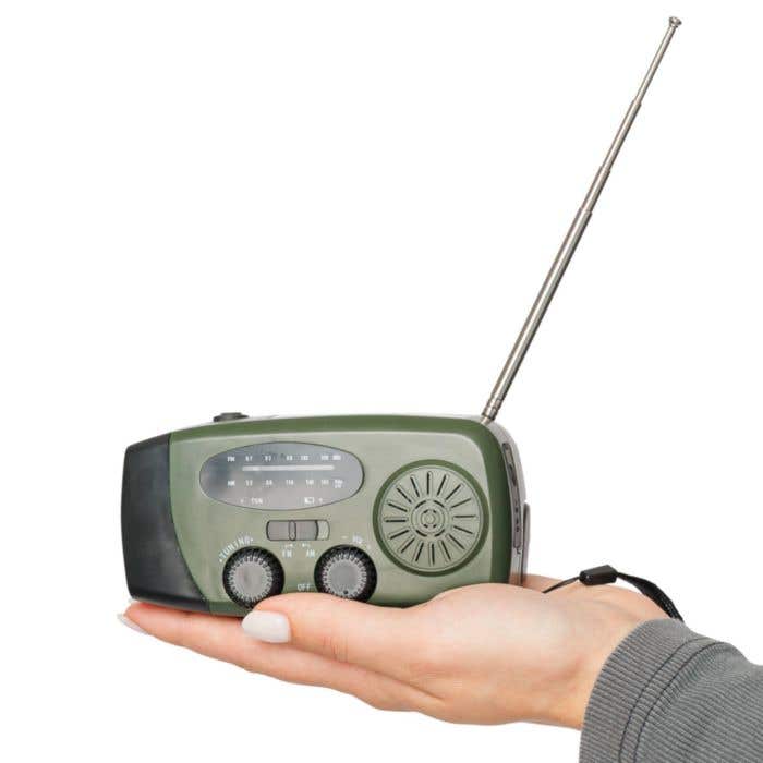 Noodradio Solan | Gerecycled | Solar | Powerbank | Zaklamp