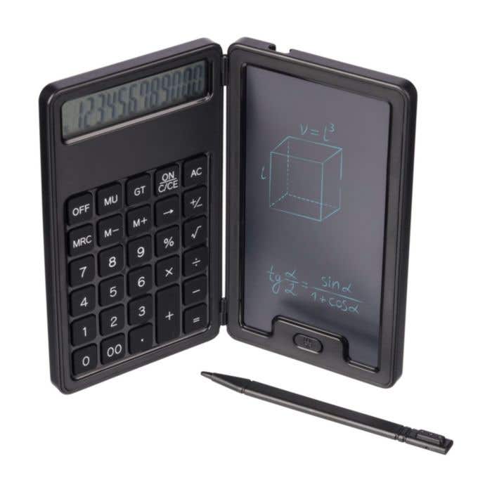 Rekenmachine Notex | Gerecycled | Met LCD-schrijftablet en styluspen