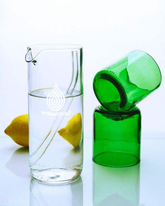 Karaf Rebottled | Glas | 600 ml | Made in Holland