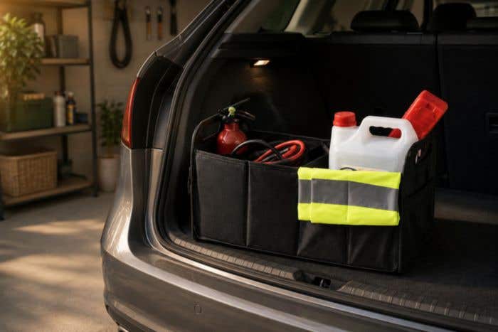 Auto organizer Simon | Opvouwbaar | 2 compartimenten