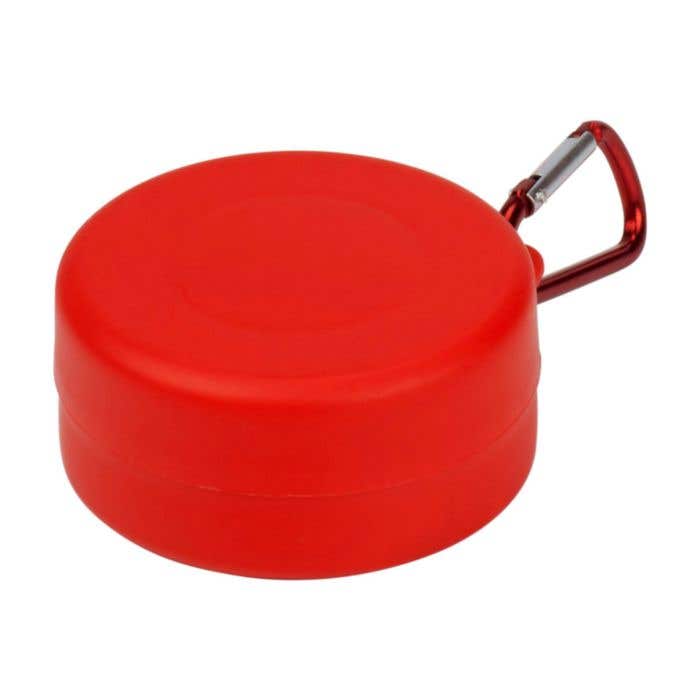 Drinkbeker Travelcup | 220 ml | Opvouwbaar | Karabijnhaak
