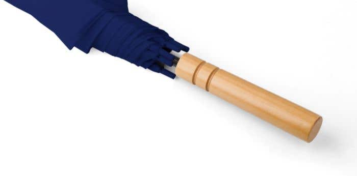 Paraplu Uni | Ø 105 cm | Automatisch | Houten handgreep