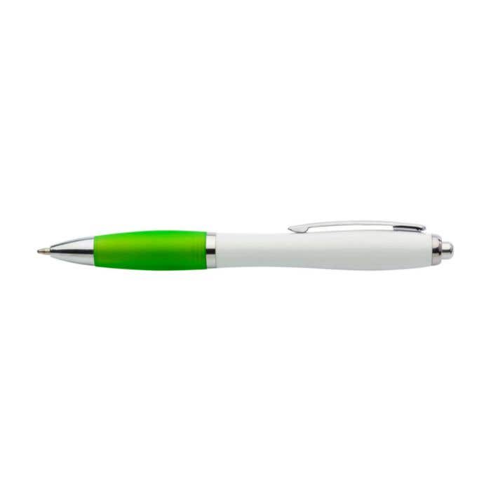 Balpen White Lac | Gekleurde soft grip