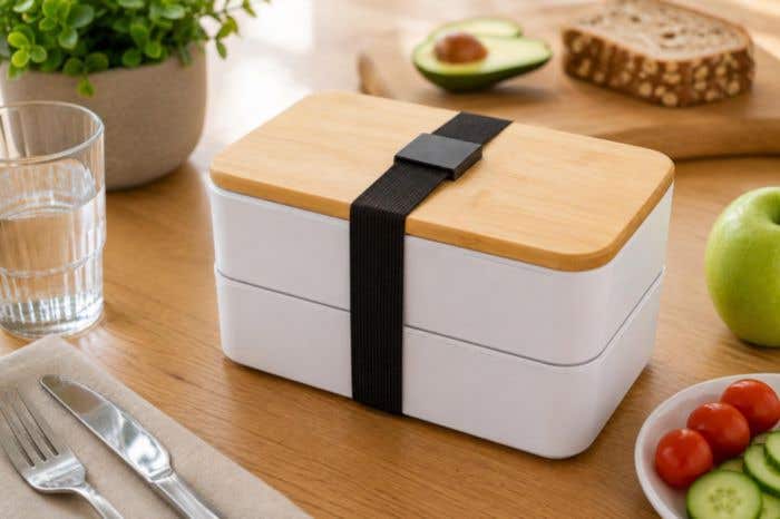 Lunchbox Maxton | 800 ml | Dubbel | Met bestek