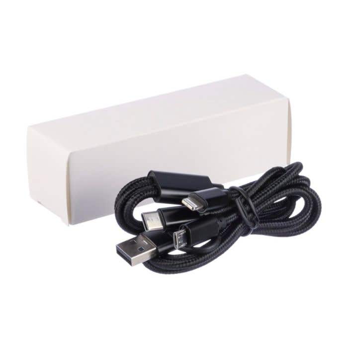 Oplaadkabel Leif | 3-in-1 | 1 m kabellengte