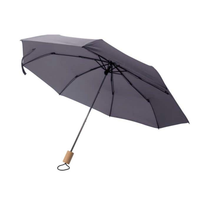Paraplu Brooklyn | Ø 97 cm | Gerecycled | Opvouwbaar | Houten handvat