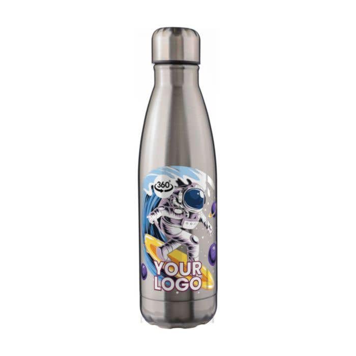Drinkfles Lombok | 500 ml | Gerecycled RVS | Dubbelwandig