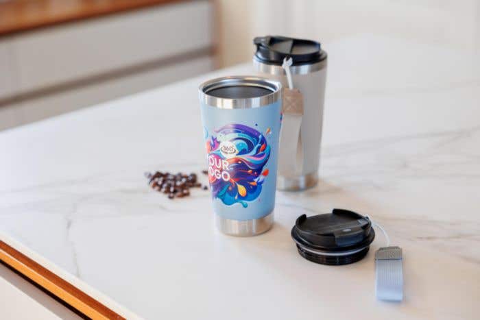 Drinkbeker Kayla | 500 ml | Gerecycled RVS | Dubbelwandig