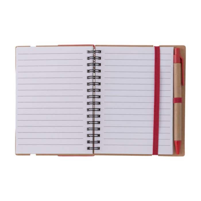 Notitieboek Eco-Wire | A5 | FSC® papier | 60 pagina's | Gelinieerd | Sticky notes