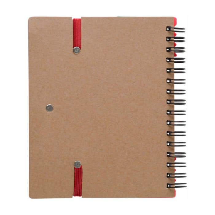 Notitieboek Eco-Wire | A5 | FSC® papier | 60 pagina's | Gelinieerd | Sticky notes