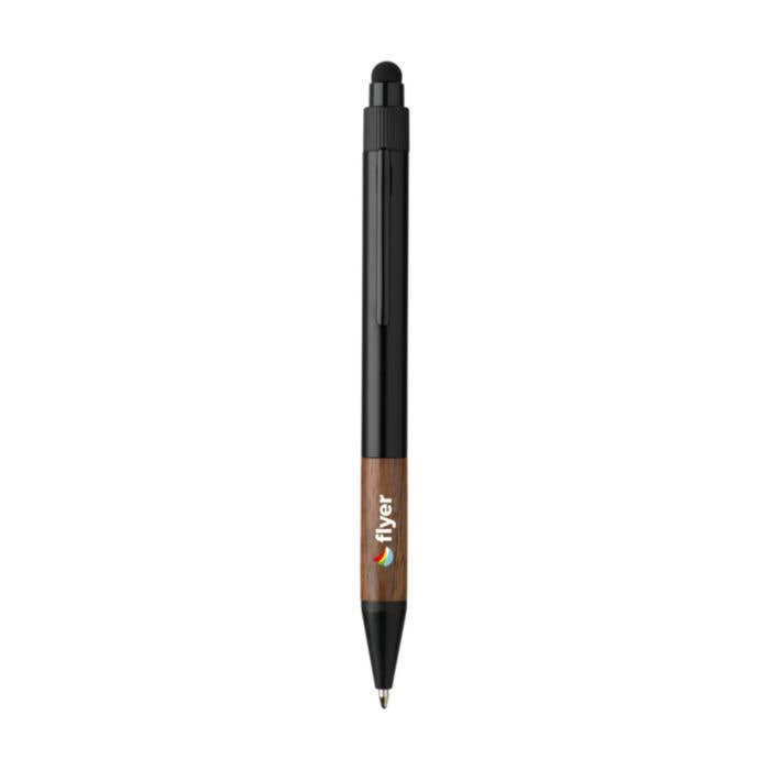 Geschenkset Signature Walnut Duo | Balpen en sleutelhanger | FSC® hout | Stylus| In giftbox