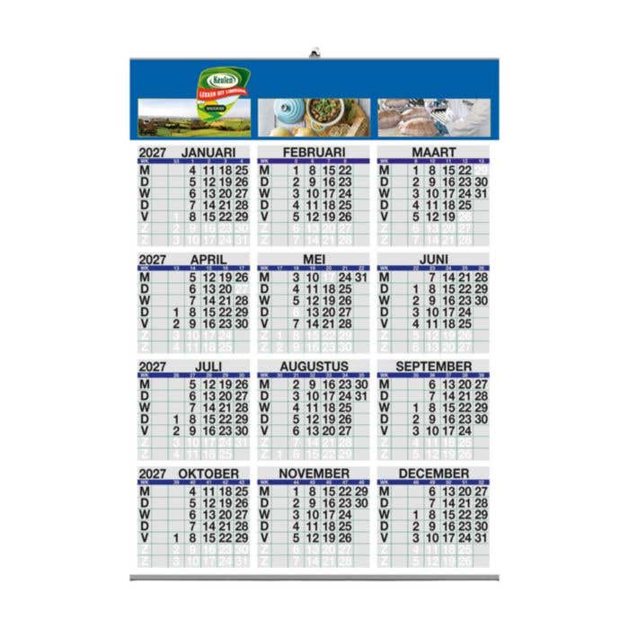 Jaarkalender Vision | Jaaroverzicht | Extra groot