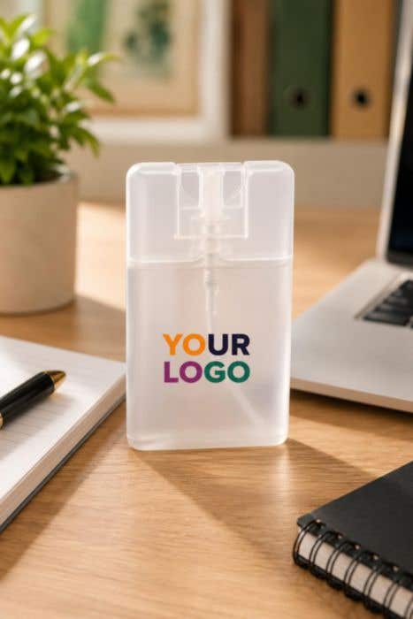 Handspray in creditcard vorm