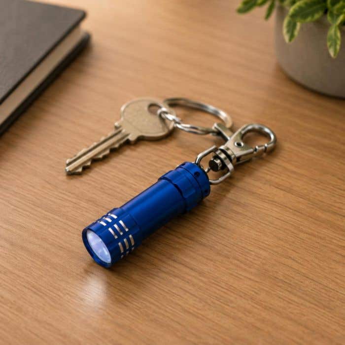 Sleutelhanger Shorty | Zaklamp | 3 LED | Karabijnhaak