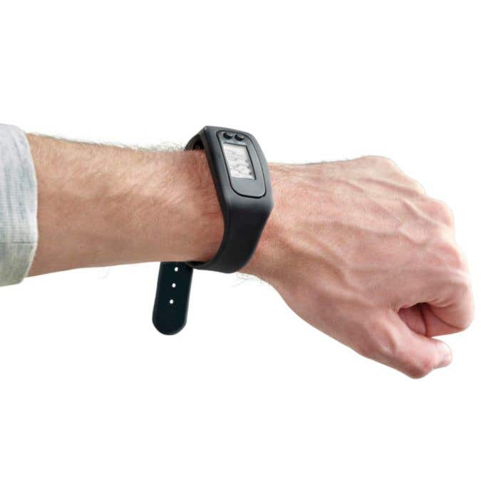 Stappenteller Tahir | Polsband | LCD-display