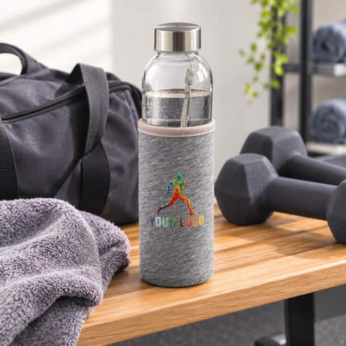 Glazen waterfles ToGo [500 ml]