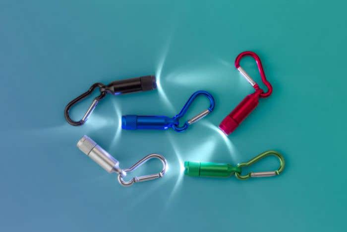 Sleutelhanger Tracy | Zaklamp | Karabijnhaak