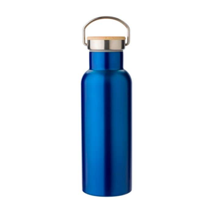 Drinkfles Odette | 500 ml | RVS | Dubbelwandig | Bamboe dop