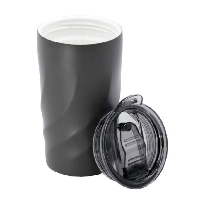 BrandCharger Gerecyclede RVS To Go Beker Vortex Calix Ceramica [400 ml]