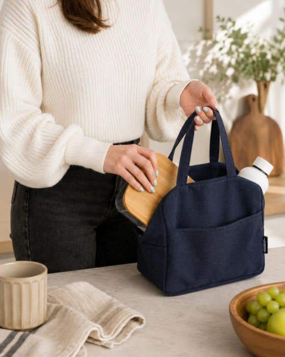 Koeltas Elowen | 8 L | Gerecycled | Korte handvatten | Voorvak