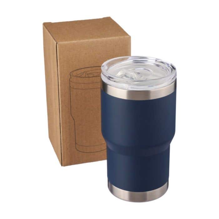 Reisbeker Ayen | 350 ml | Gerecycled RVS | Dubbelwandig | Schuifdeksel