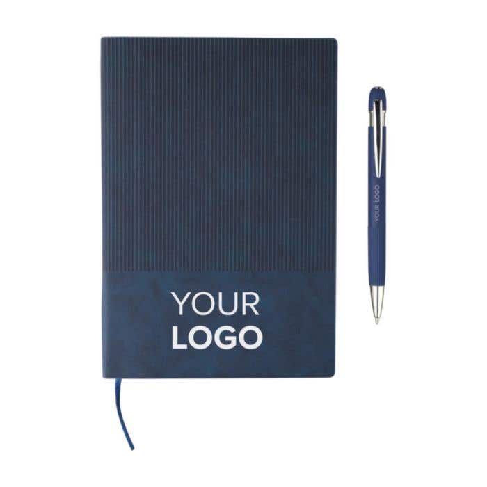 Notitieboekset Tarek | A5 | FSC® papier | 100 pagina's | Gelinieerd | Met pen | In geschenkverpakking