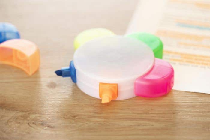 Markeerstift Brodie | Bloemvorm | 5 kleuren