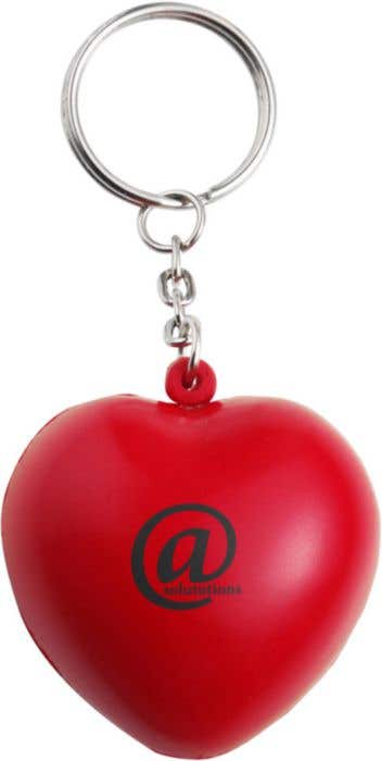 Stressbal sleutelhanger Love Heart
