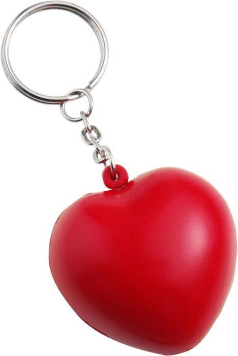 Stressbal sleutelhanger Love Heart