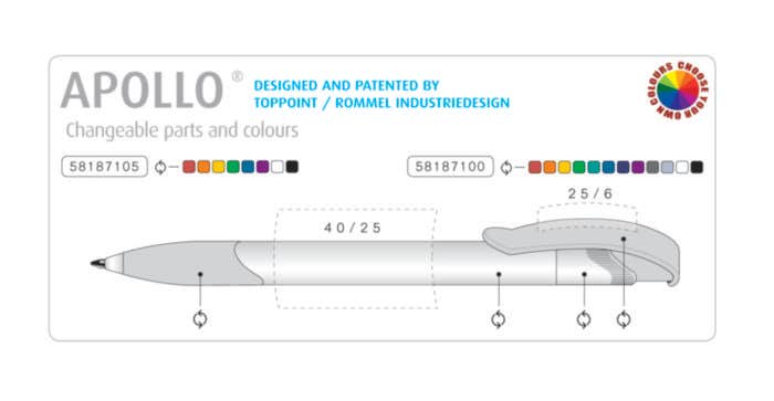 Toppoint Balpen Apollo Frosty