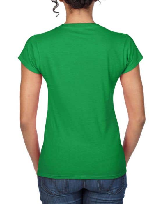 Gildan t-shirt Soft Style V-neck Dames