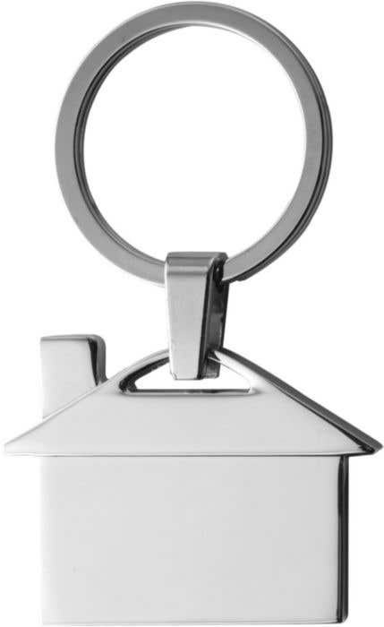 Sleutelhanger Home | Metaal | Huisvorm